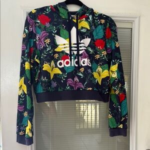 Adidas Original Women's Blossom of Life Hoodie, Multi-Colored Size MEDIUM